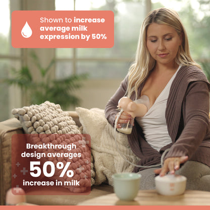 Single Electric Breast Pump with revolutionary Tongue-Simulating Technology