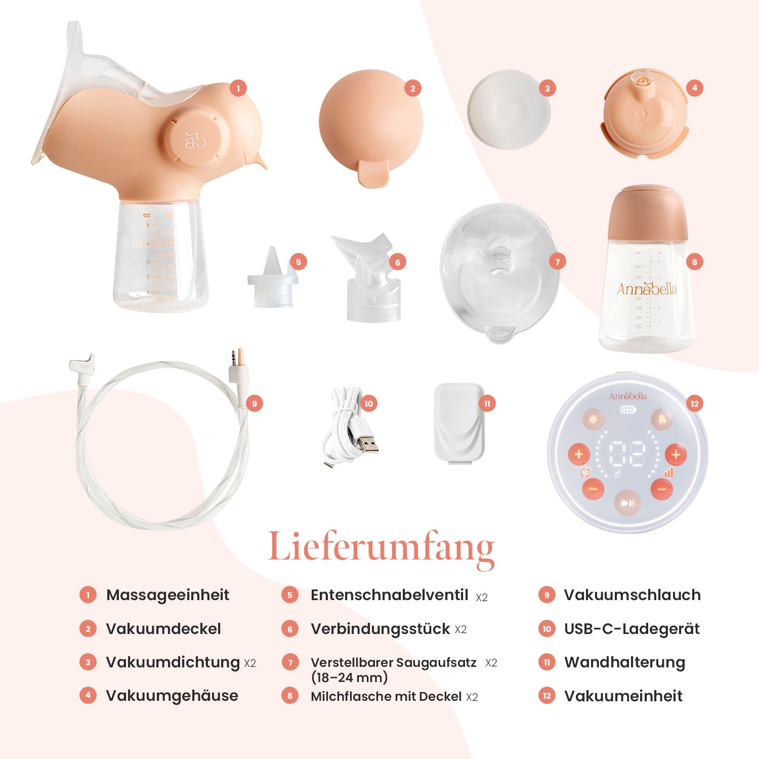 Annabella Breast Pump Connector